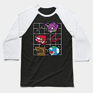 Evangelion Kawaii EVA Units Baseball T-Shirt